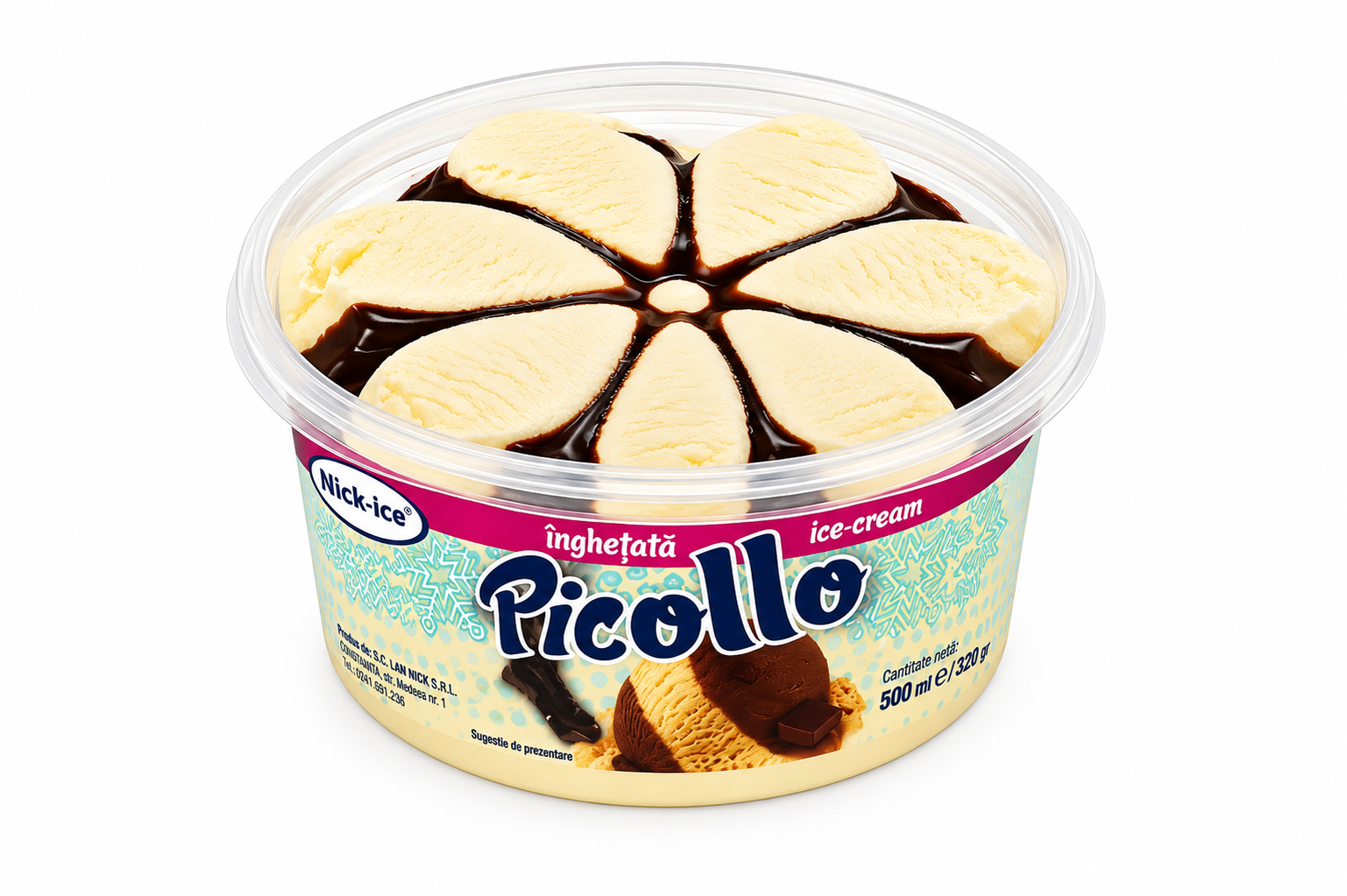 Tort Picollo Vanilie/Căpșuni